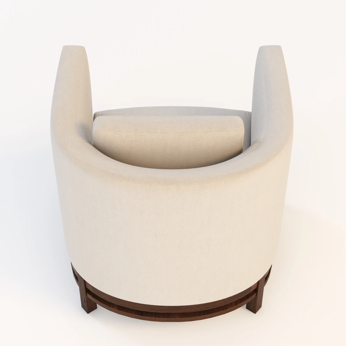 Bolier Domicile Curved Back Lounge Chair 62035 3D Model_05