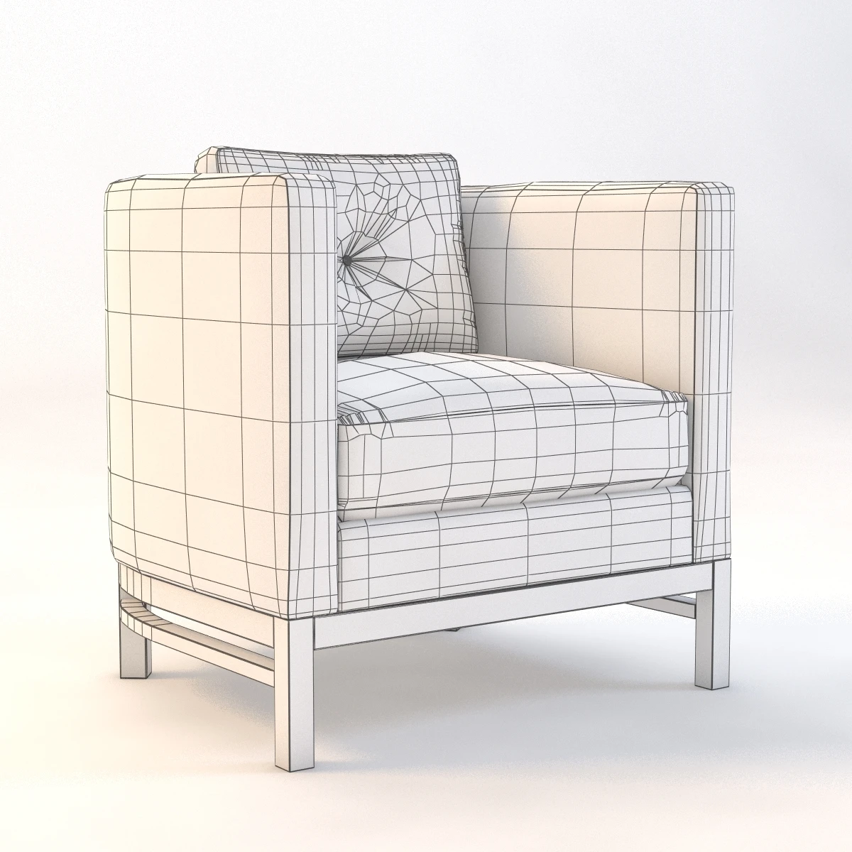 Bolier Domicile Curved Back Lounge Chair 62035 3D Model_09