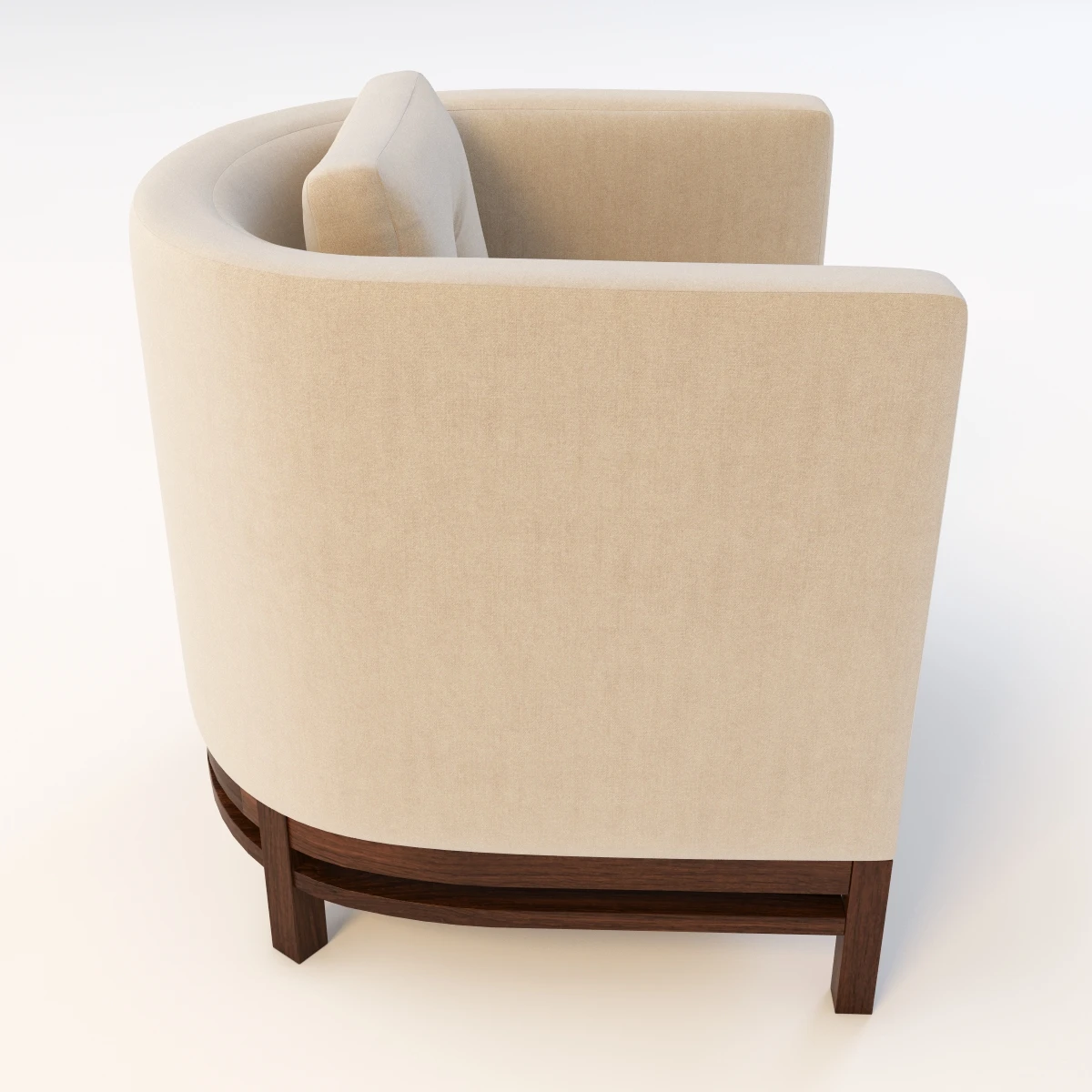 Bolier Domicile Curved Back Lounge Chair 62035 3D Model_03