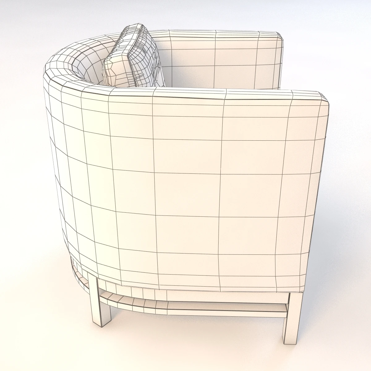 Bolier Domicile Curved Back Lounge Chair 62035 3D Model_011