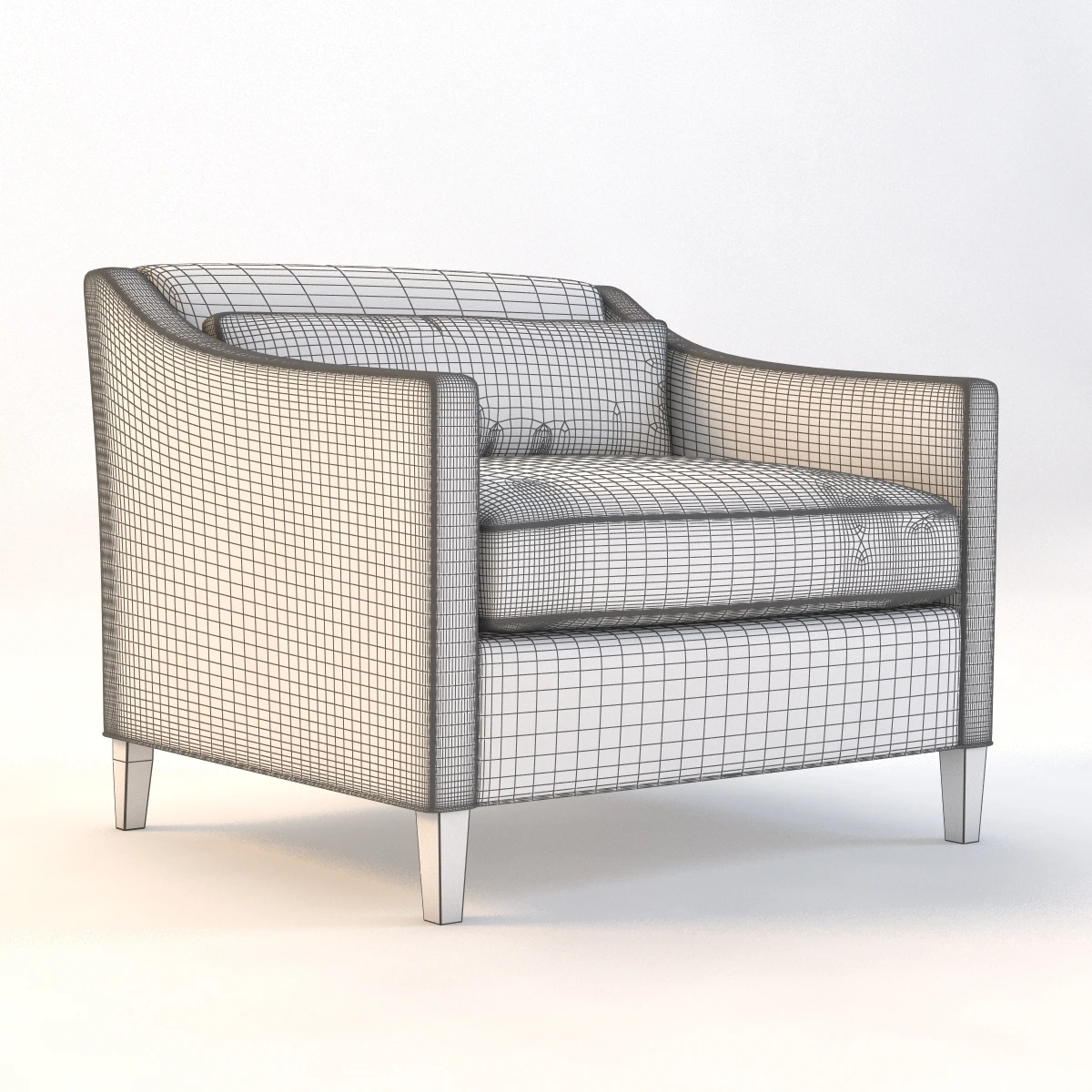 Bolier Domicile Lounge Chair 62045 3D Model_010