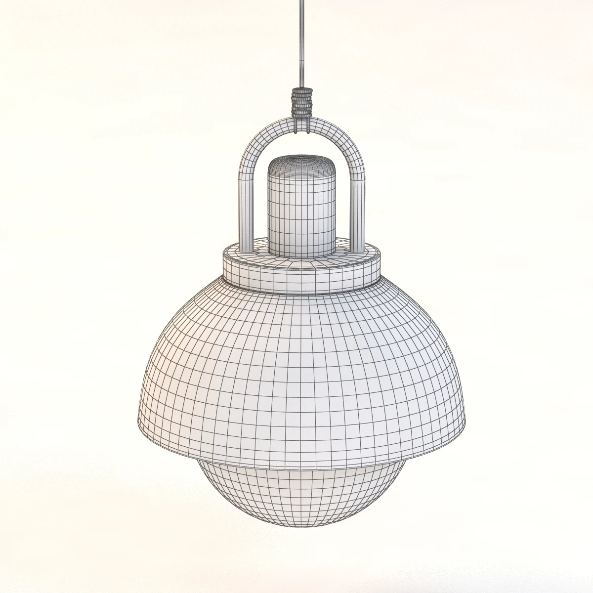 Dome Arc Pendant 3D Model_012
