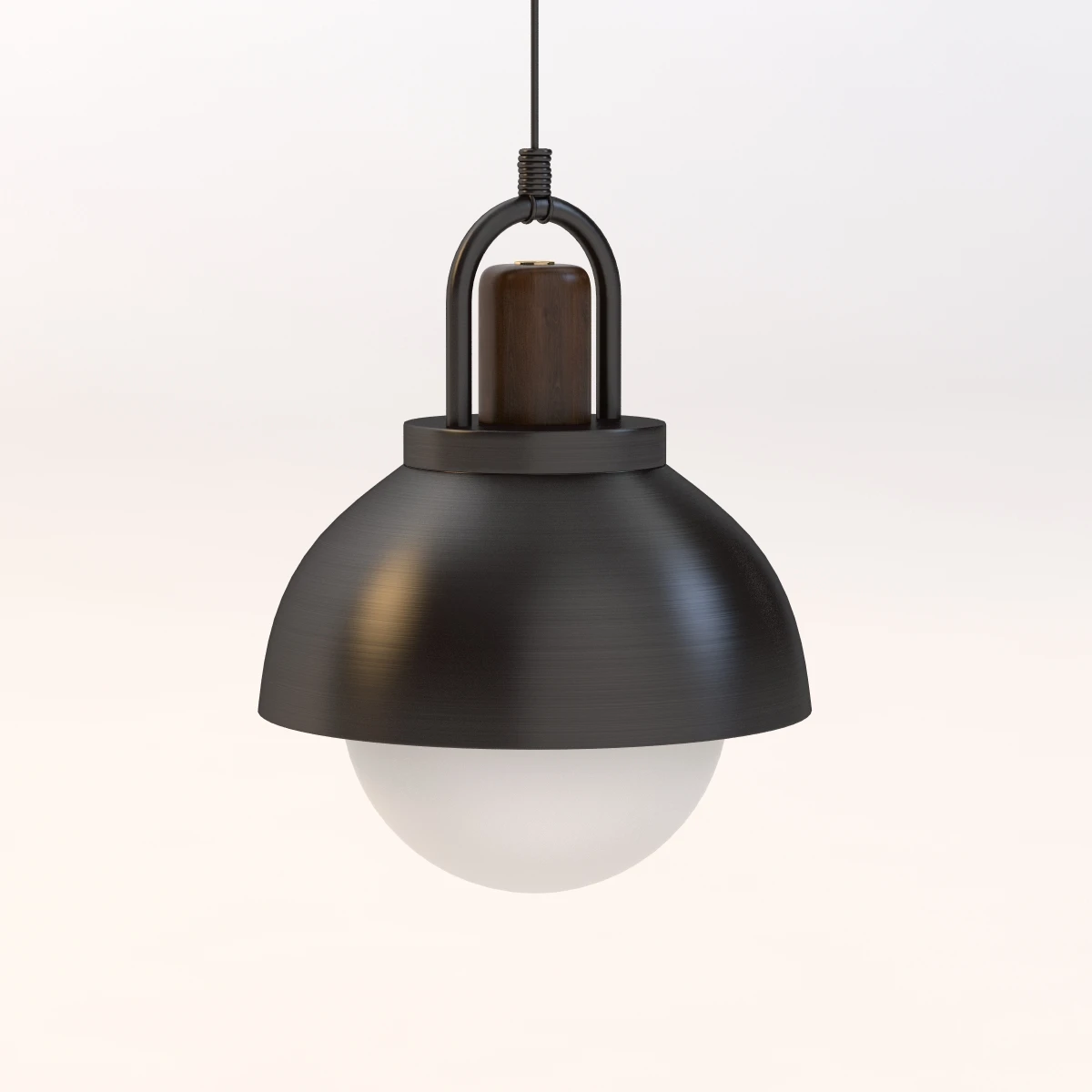 Dome Arc Pendant 3D Model_01