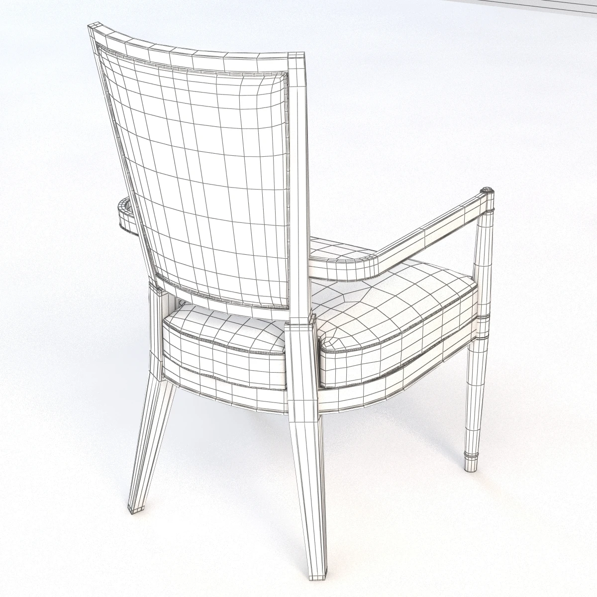 Bolier Modern Luxury Arm Chair 90015 3D Model_010
