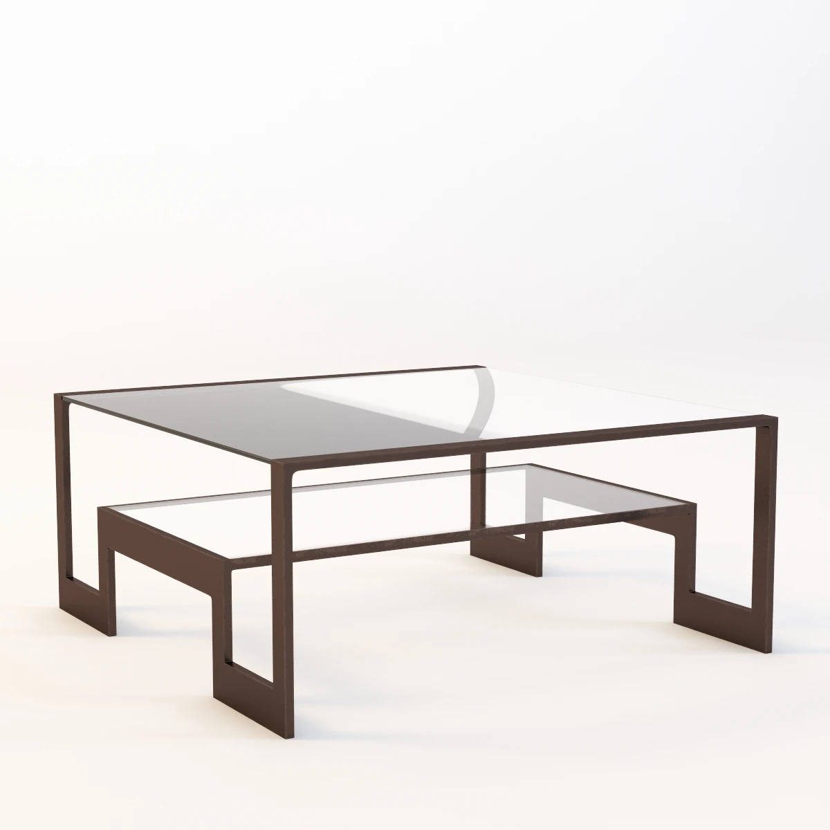 Bolier Modern Luxury Metal Cocktail Table 93018 3D Model_01