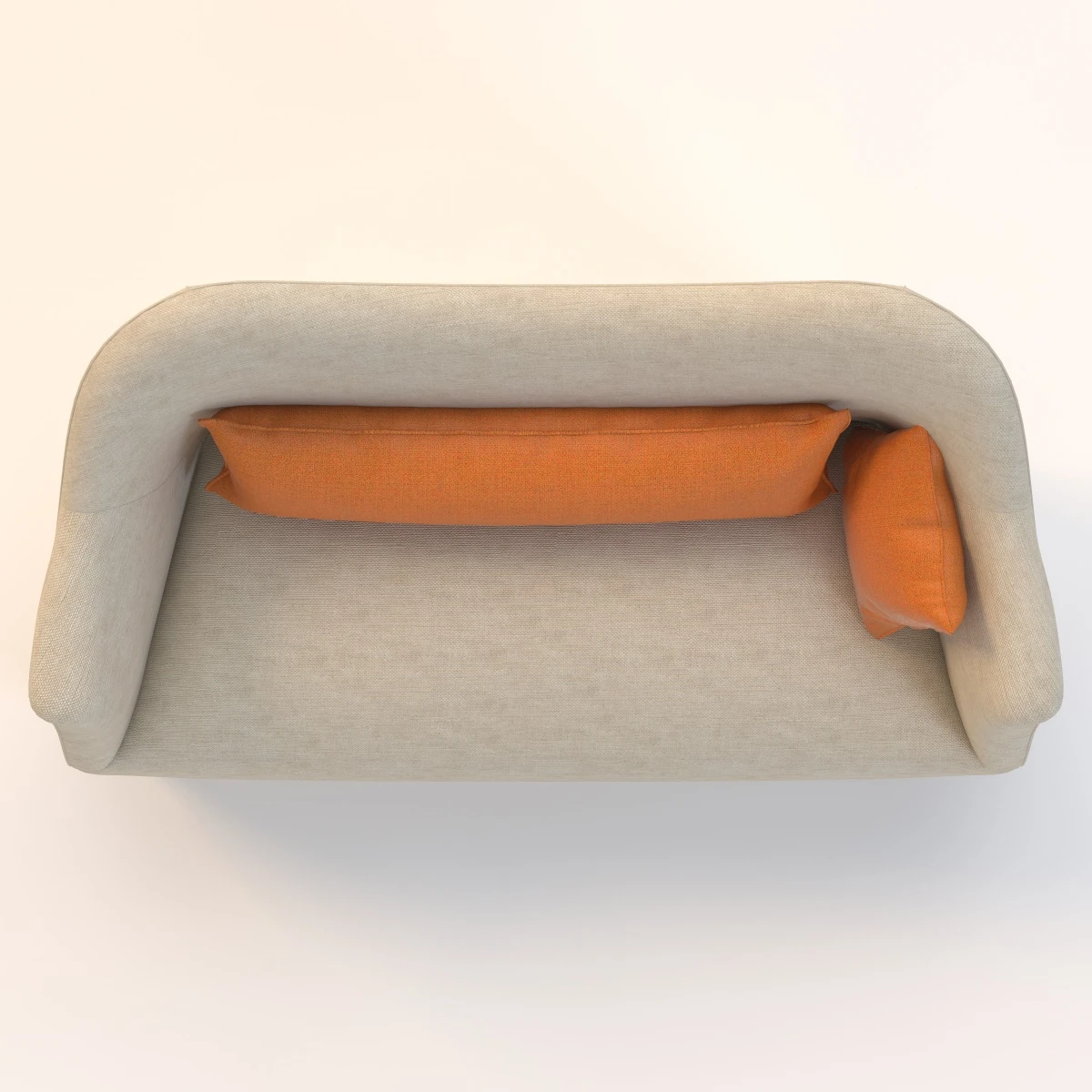 Dromedary Loveseat 3D Model_07
