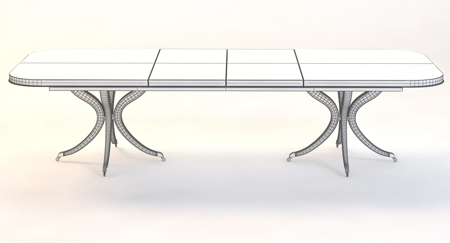 Bolier Rosenau Dining Table 55003 3D Model_09