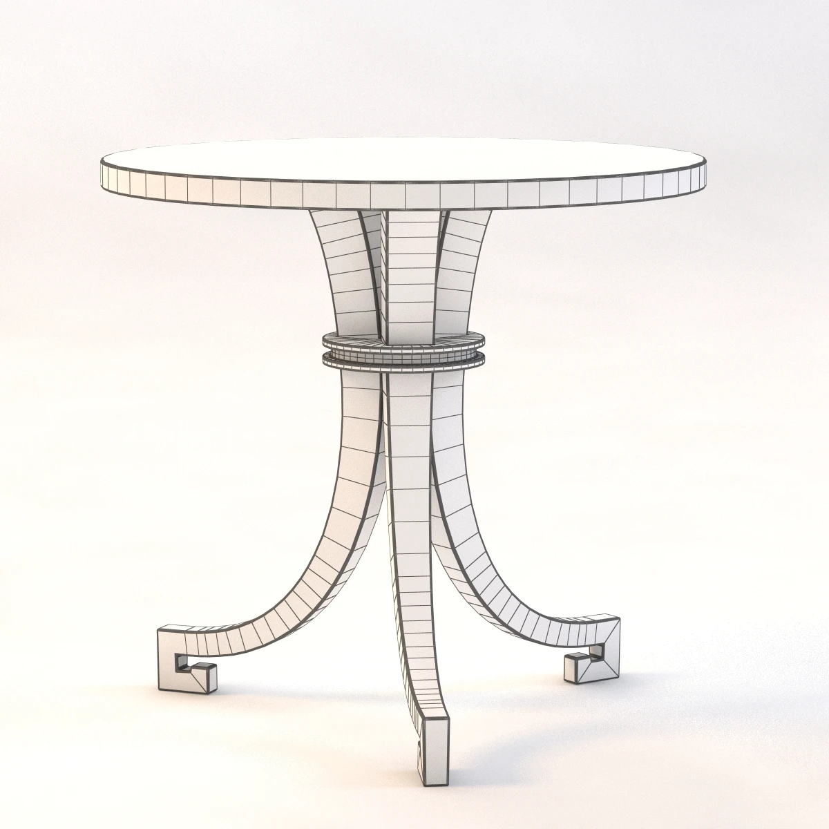 Bolier Rosenau Greek Key Table 53001 3D Model_09