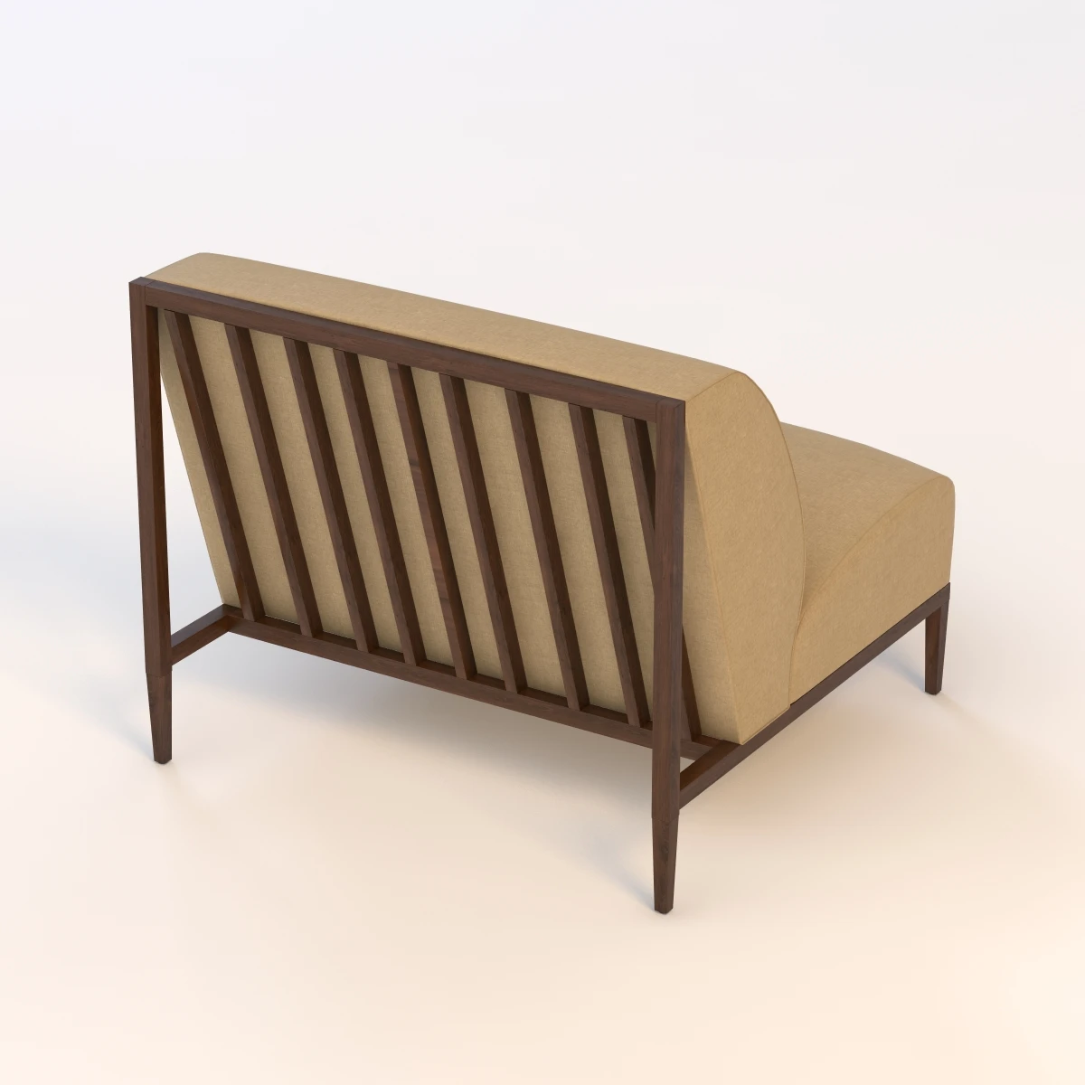 Bolier Rosenau Slat Back Lounge Chair 52002 3D Model_04