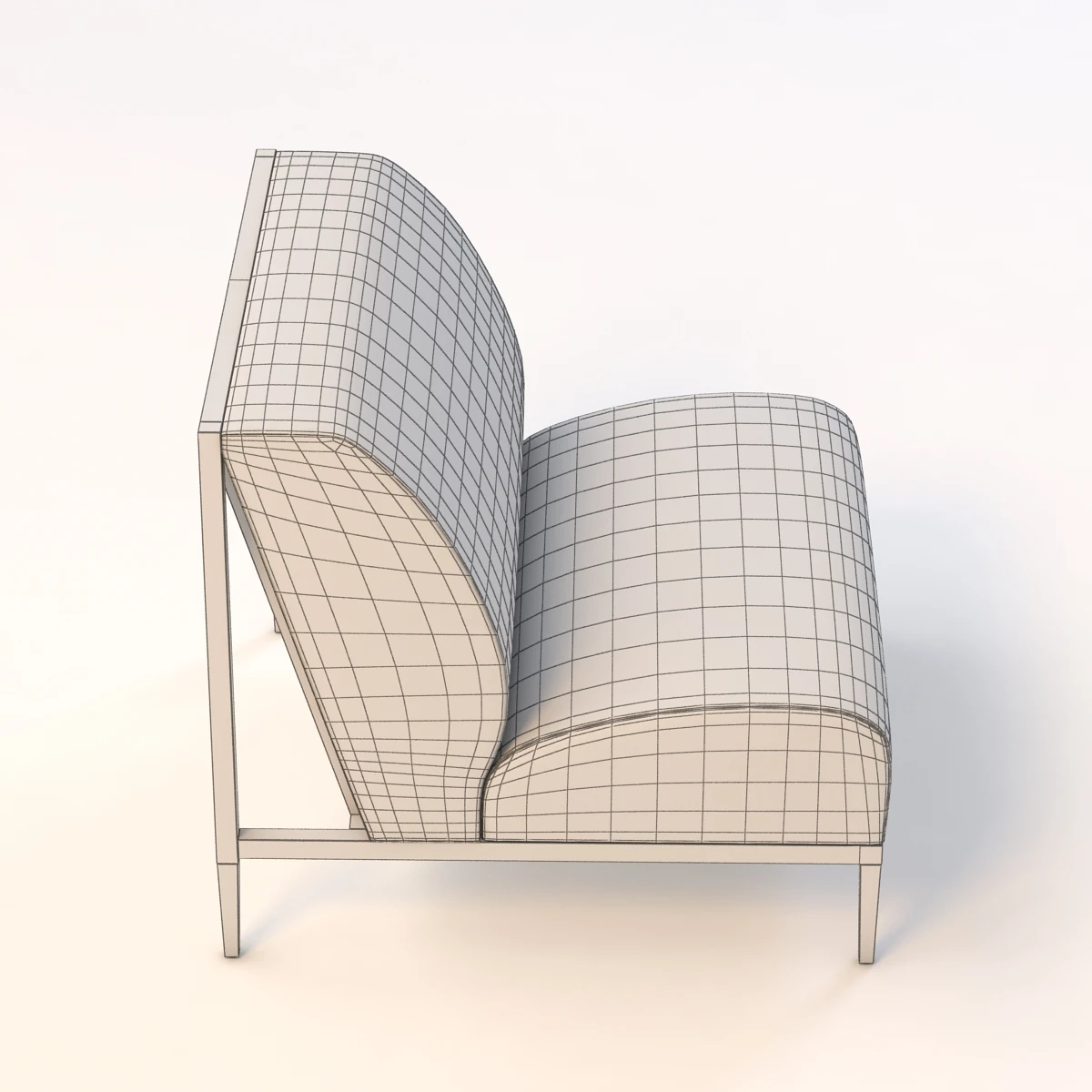 Bolier Rosenau Slat Back Lounge Chair 52002 3D Model_010