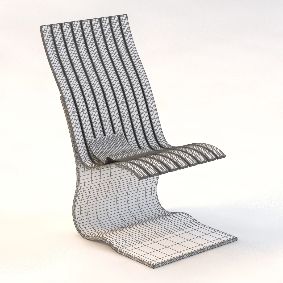 Easy Chair 3D Model_09