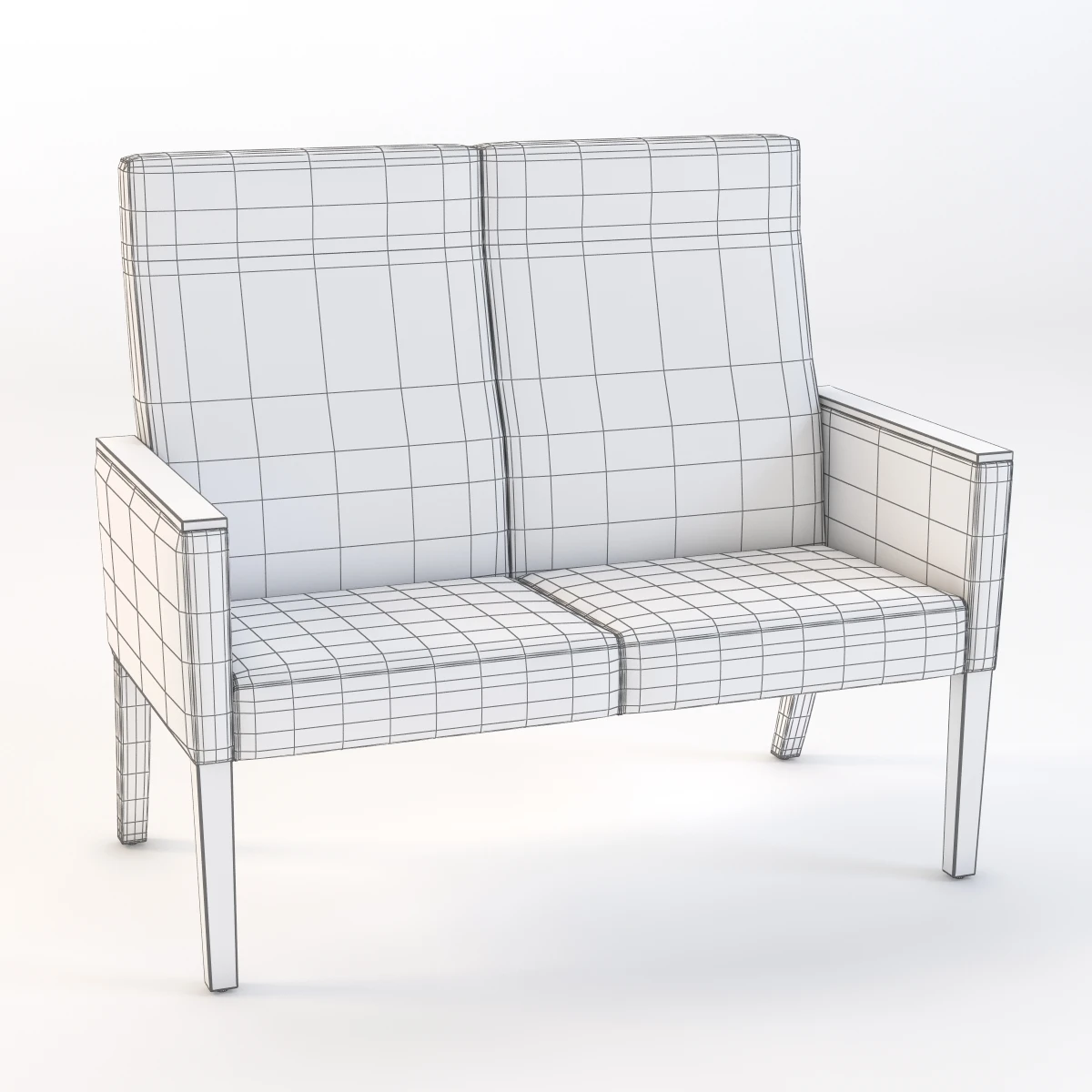 Brava Multiple Seating 862 -20h 3D Model_011