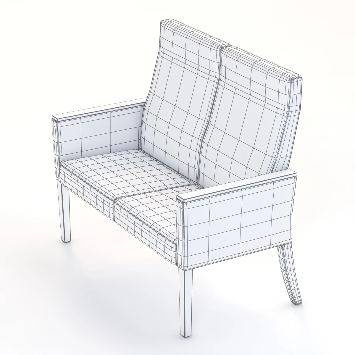 Brava Multiple Seating 862 -20h 3D Model_09