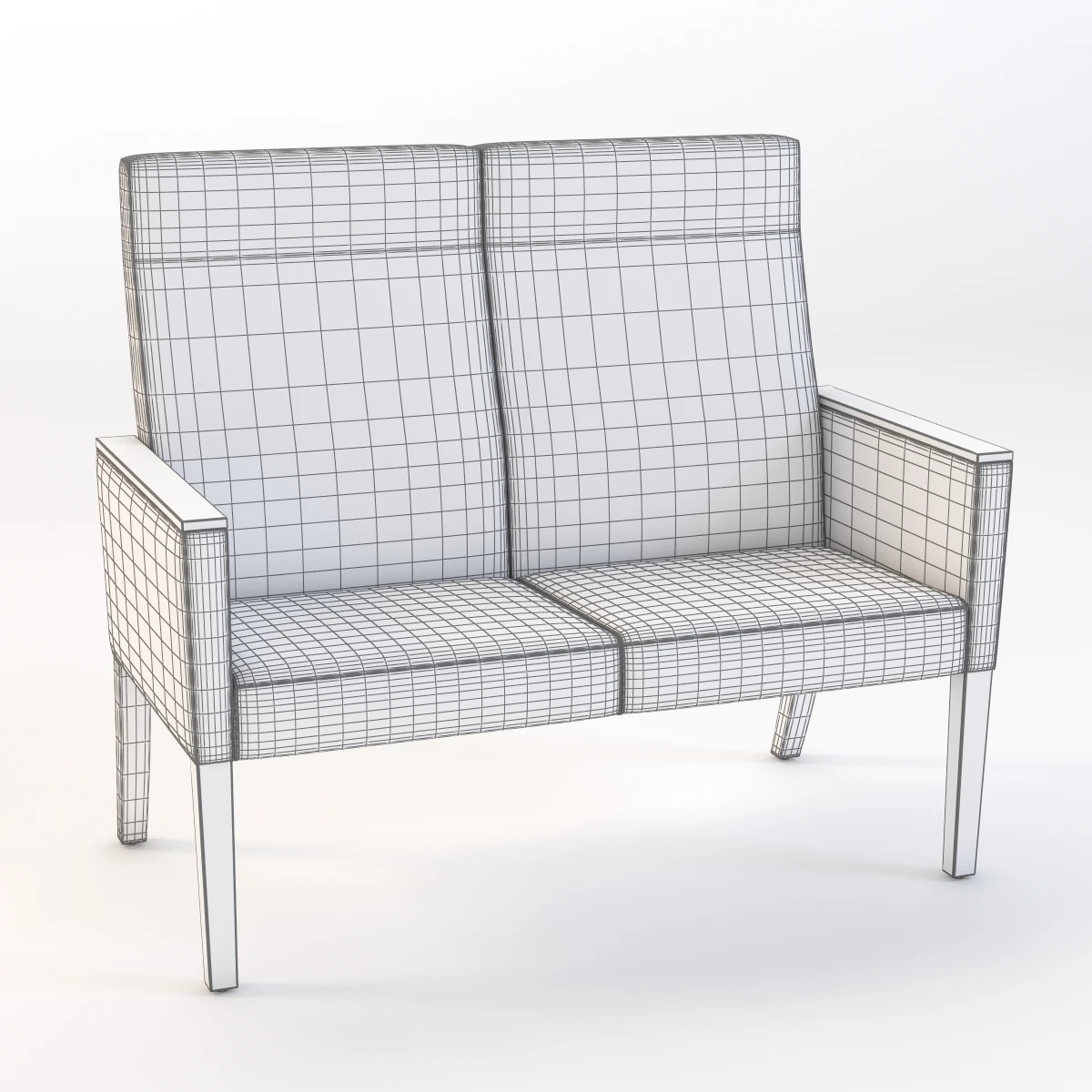 Brava Multiple Seating 862 -20h 3D Model_010