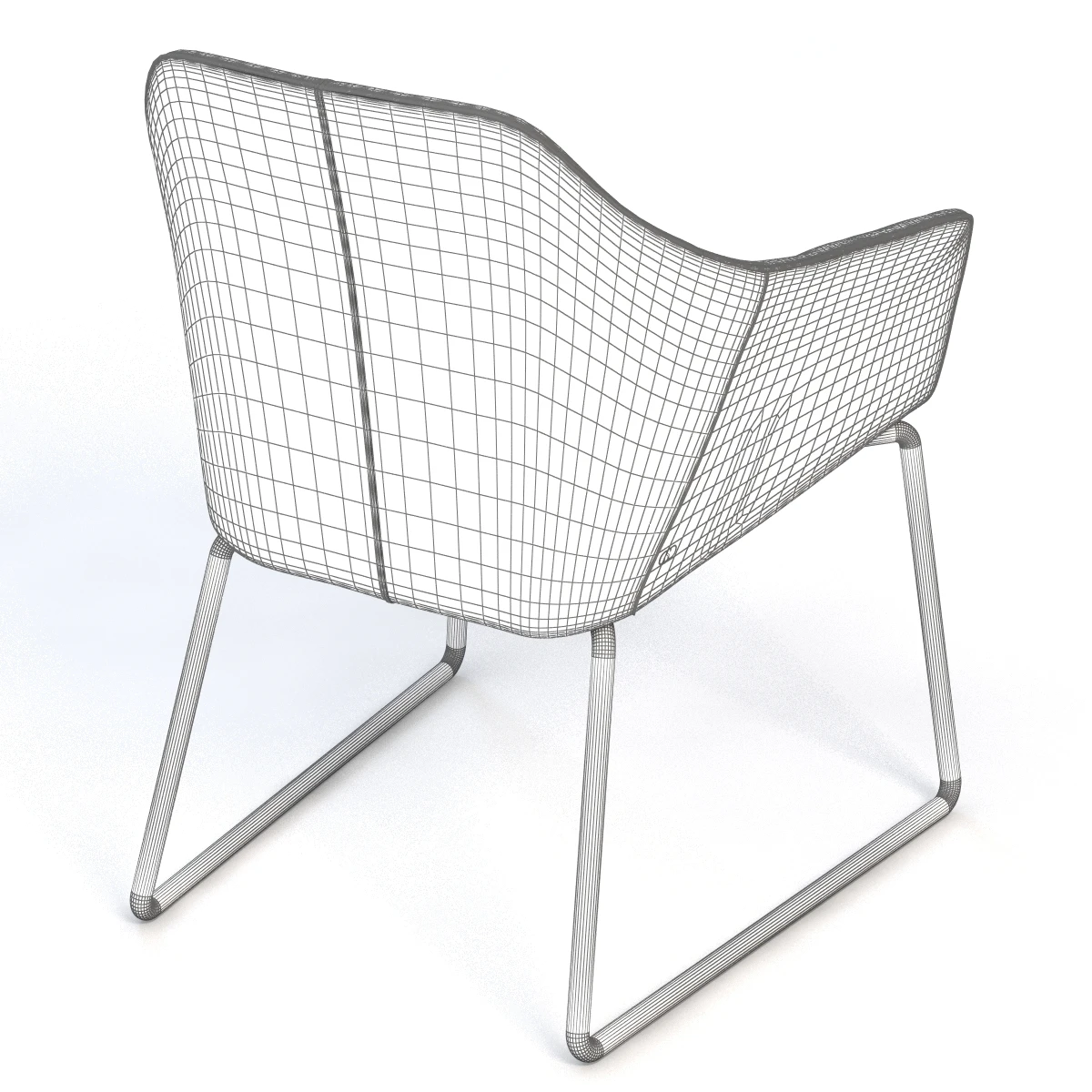 Easy Chair Ds-279-51 By De Sede 3D Model_010
