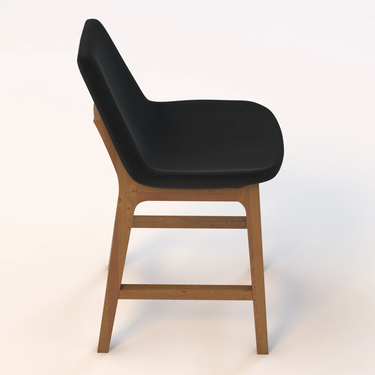 Eiffel Wood Stool 3D Model_03
