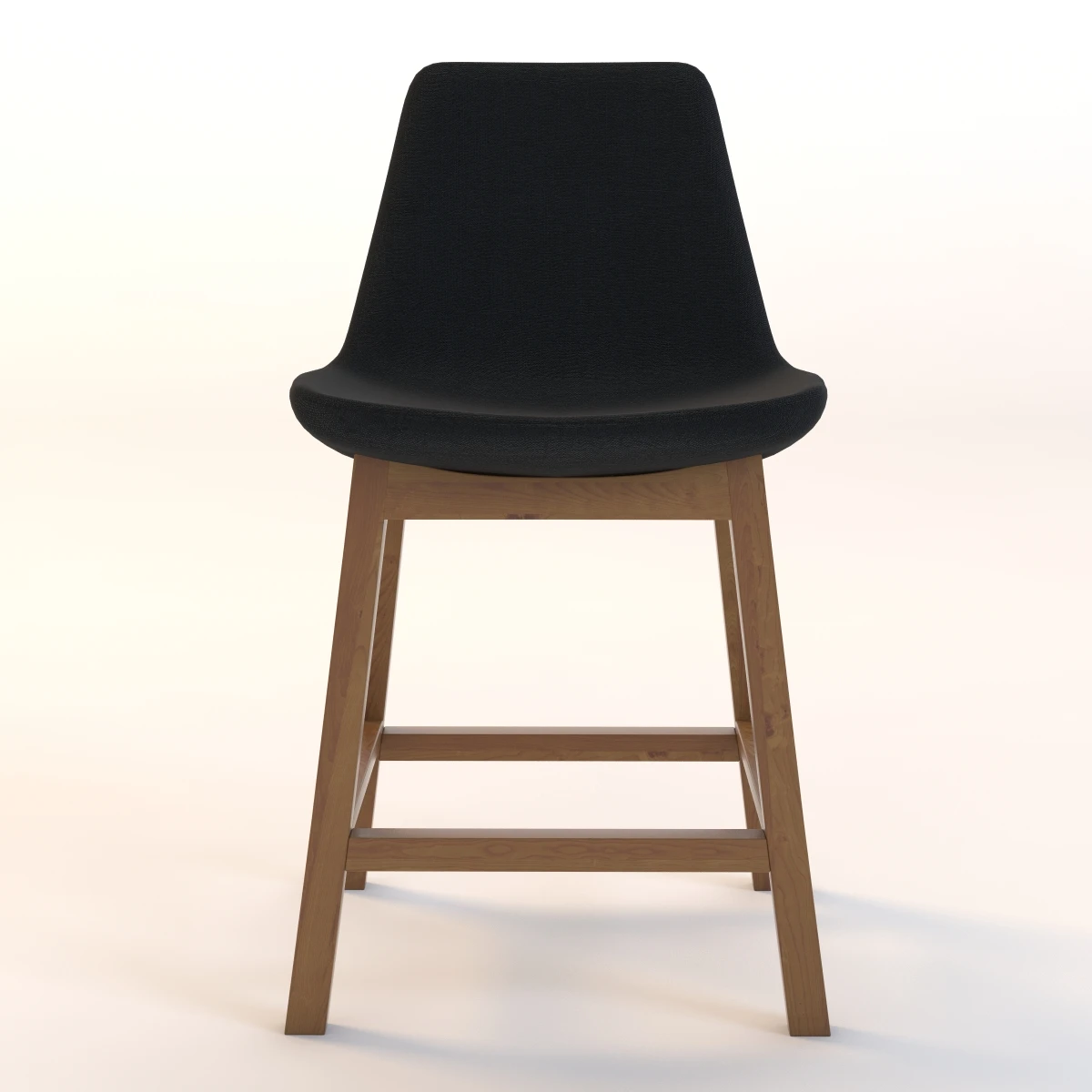 Eiffel Wood Stool 3D Model_08