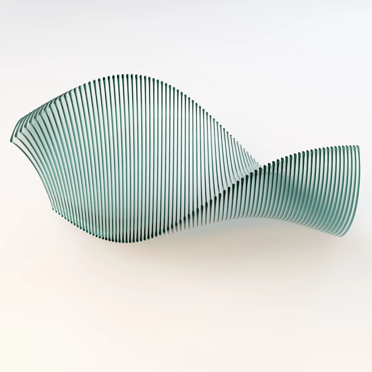 Elegance In Glass Sculpture 3D Model_05