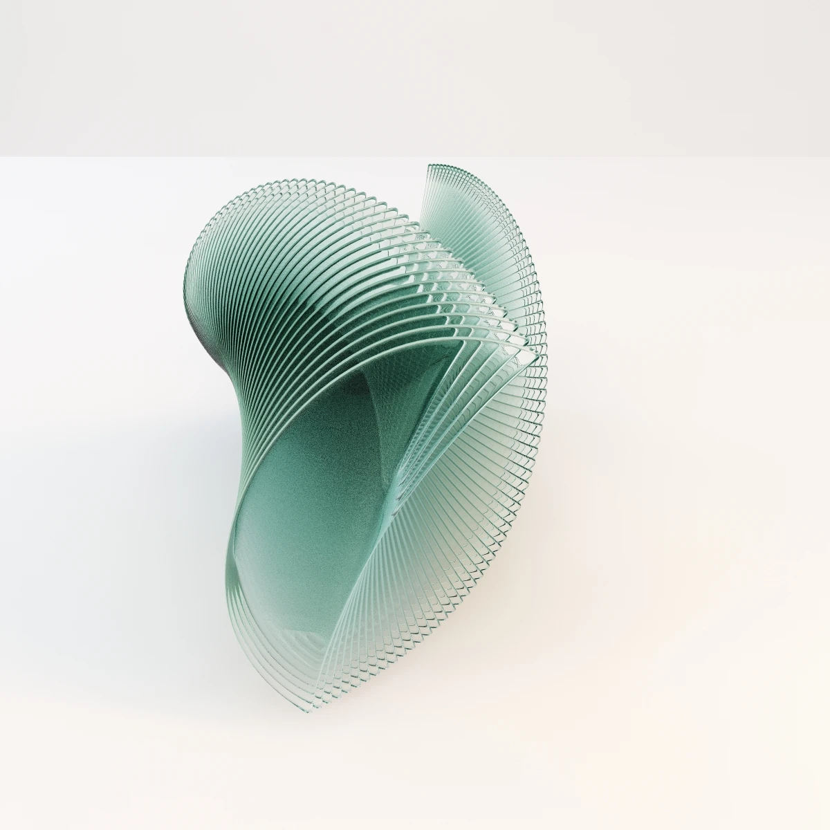 Elegance In Glass Sculpture 3D Model_03