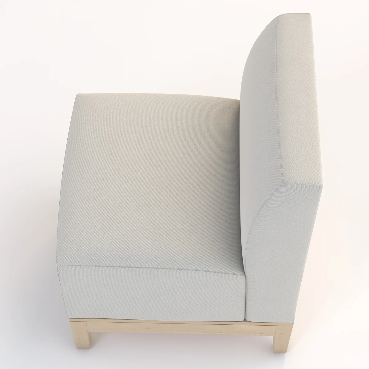 Brava Platform Chair Armless 860-11 3D Model_07