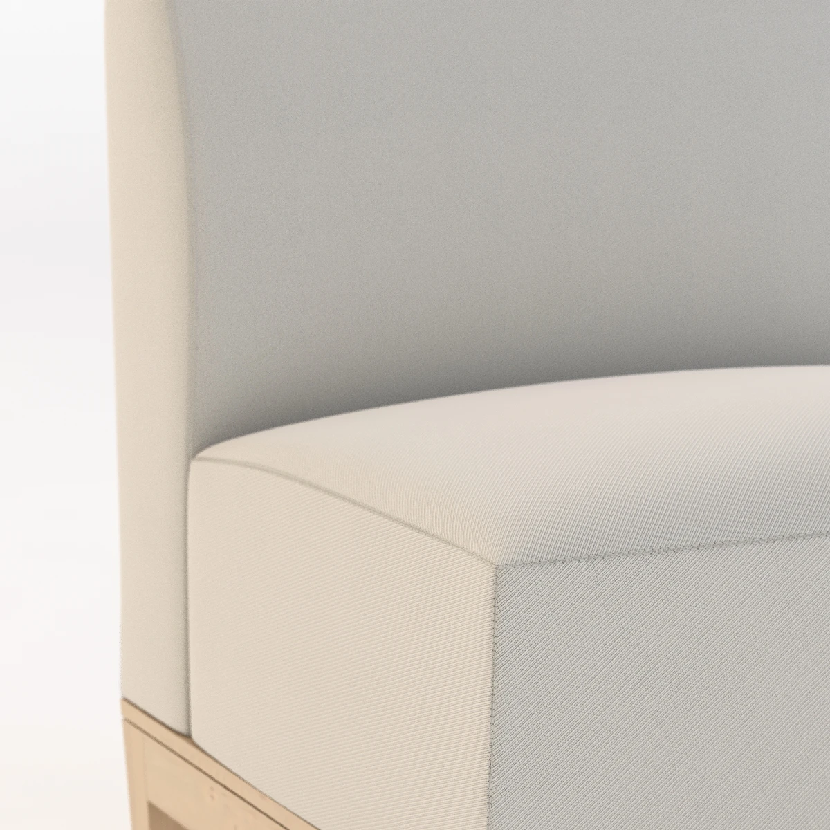 Brava Platform Chair Armless 860-11 3D Model_09