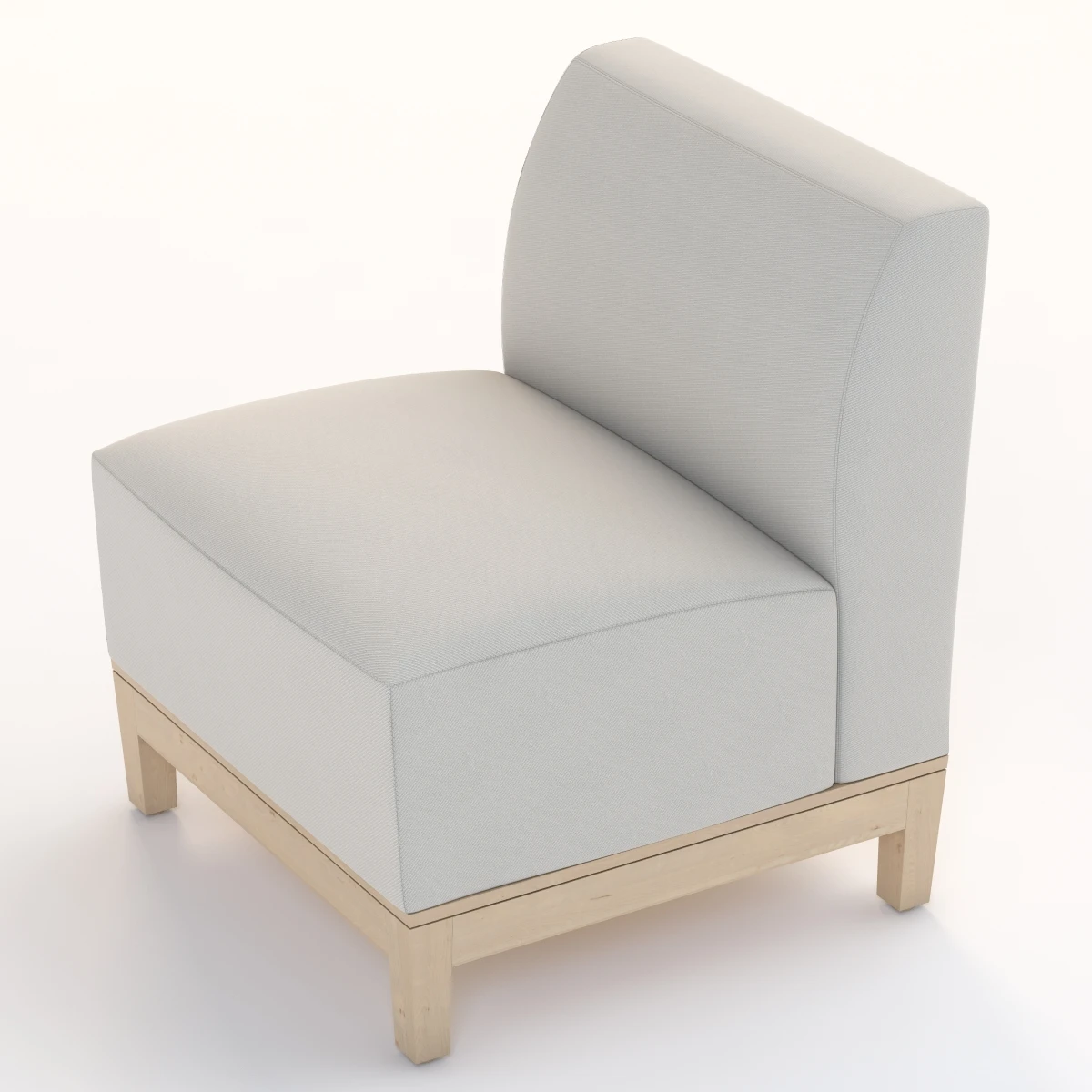 Brava Platform Chair Armless 860-11 3D Model_05