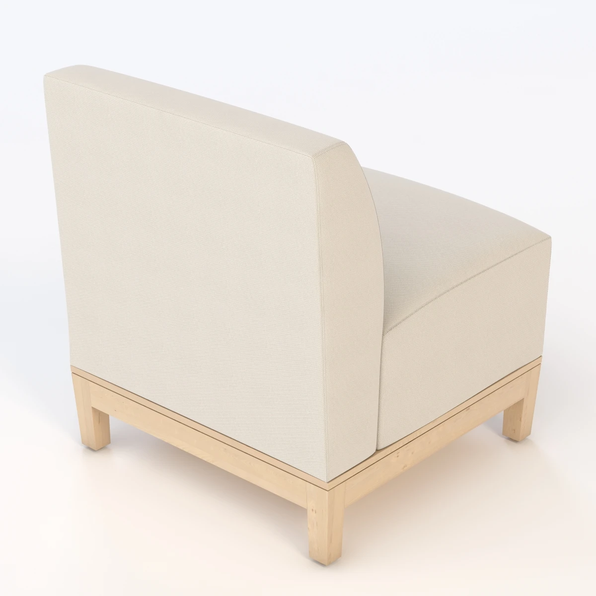 Brava Platform Chair Armless 860-11 3D Model_03