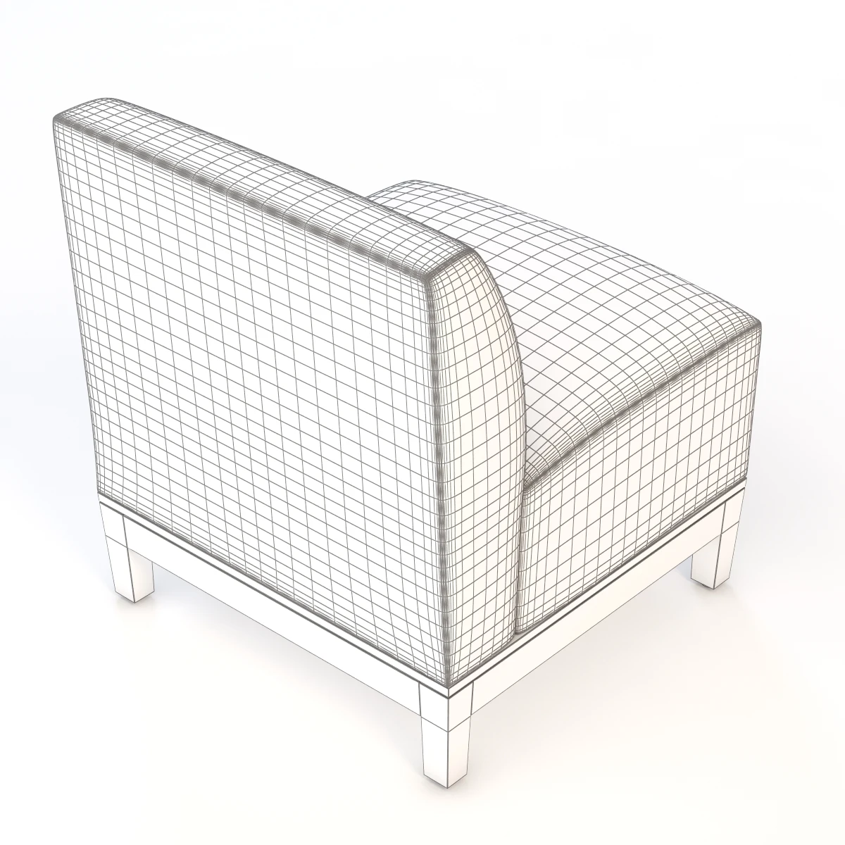Brava Platform Chair Armless 860-11 3D Model_018