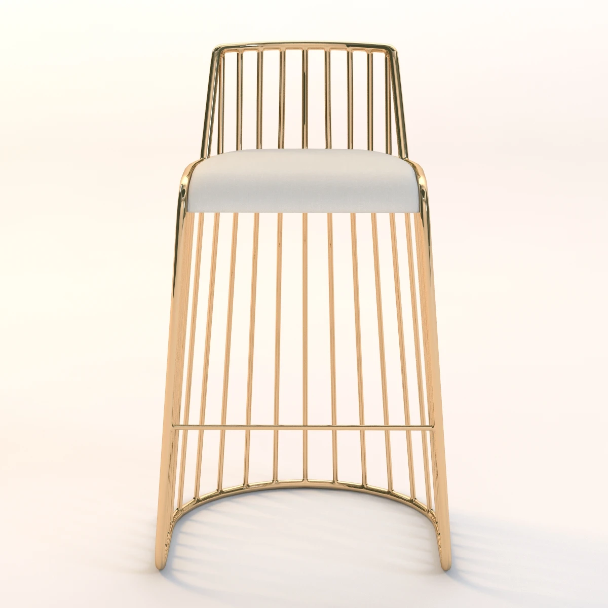 Bride Veil Bar And Counter Stool 3D Model_08