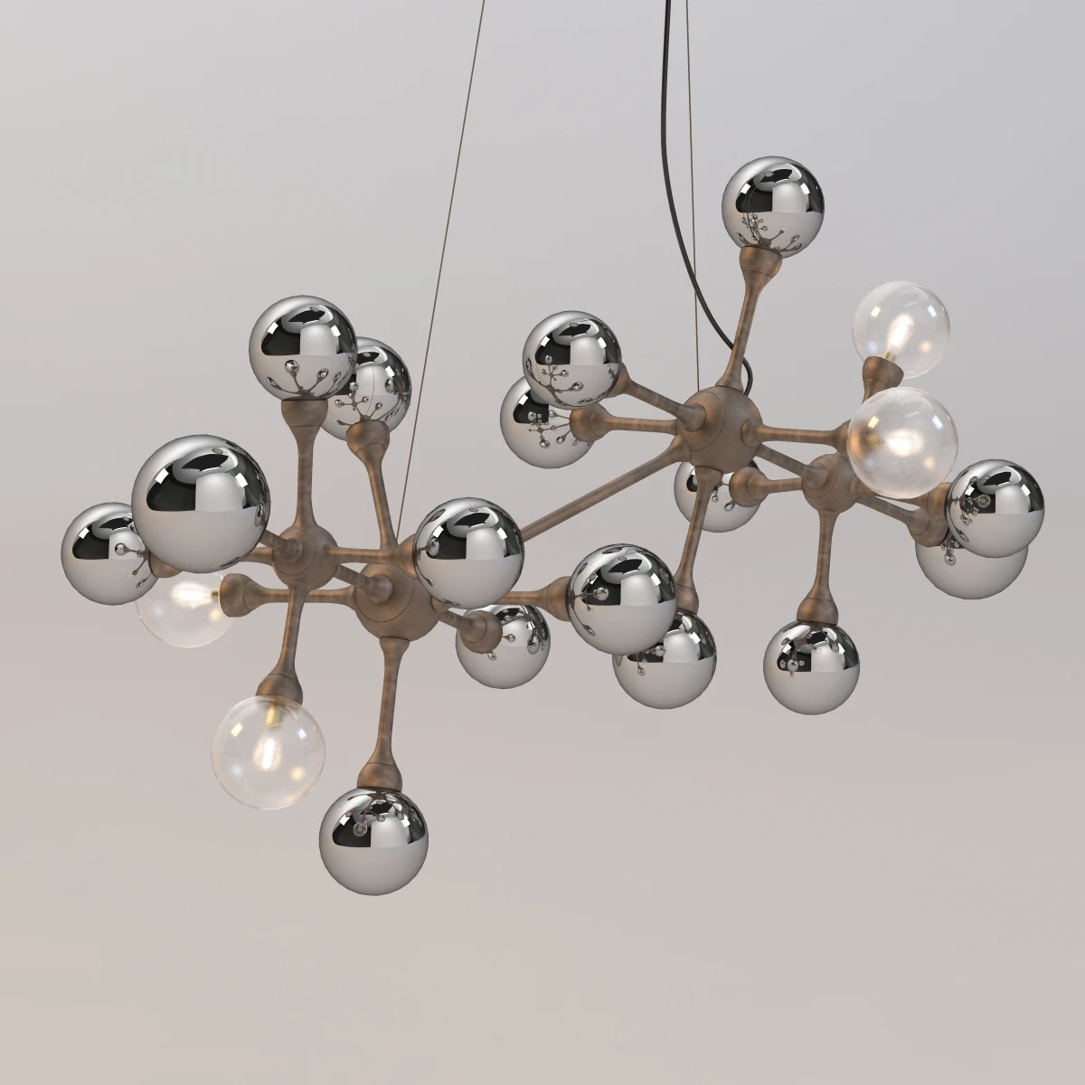 Element Chandelier 3D Model_01