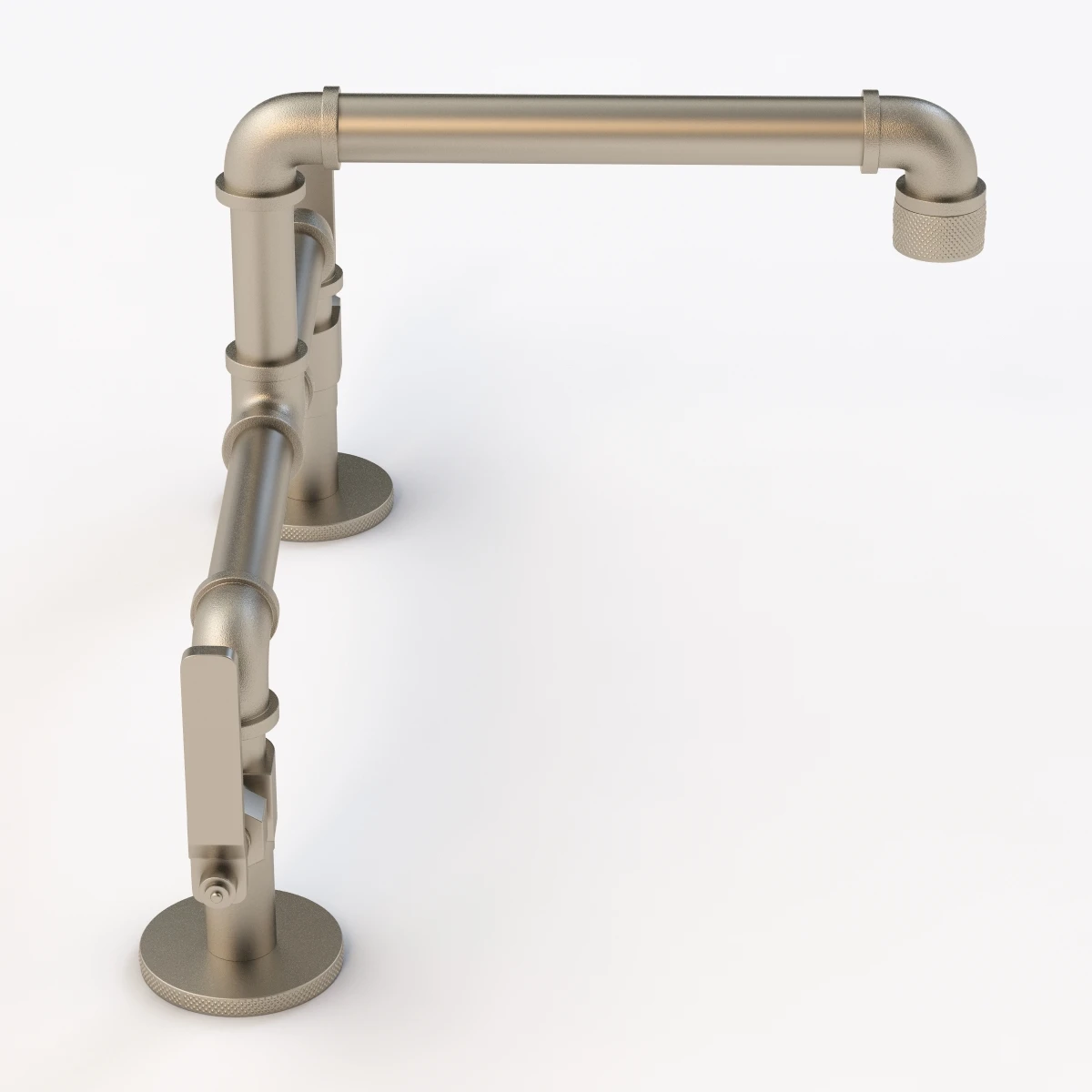 Elevated Widespread Faucet By Watermark Design 3D Model_03