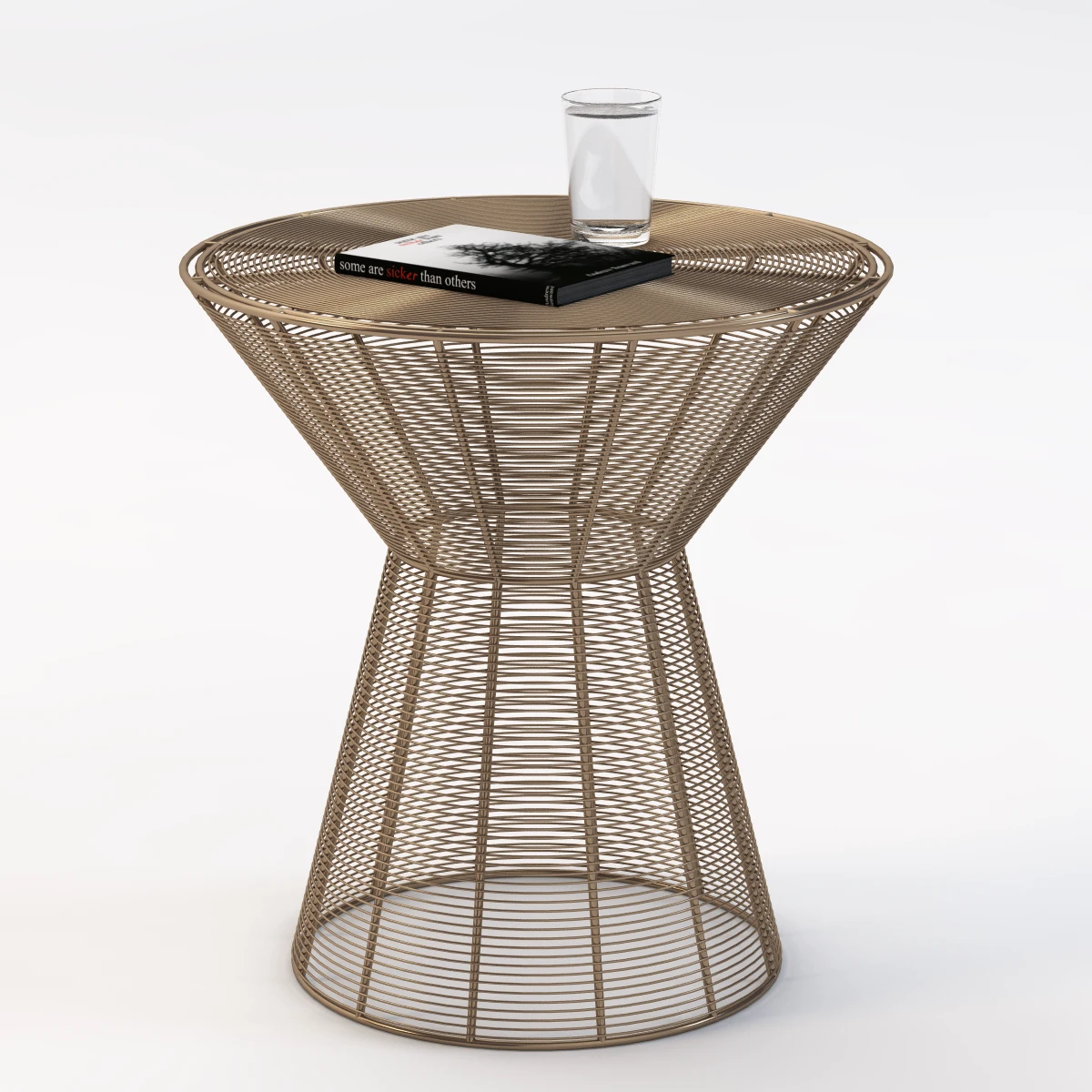 Elton End Table 3D Model_01
