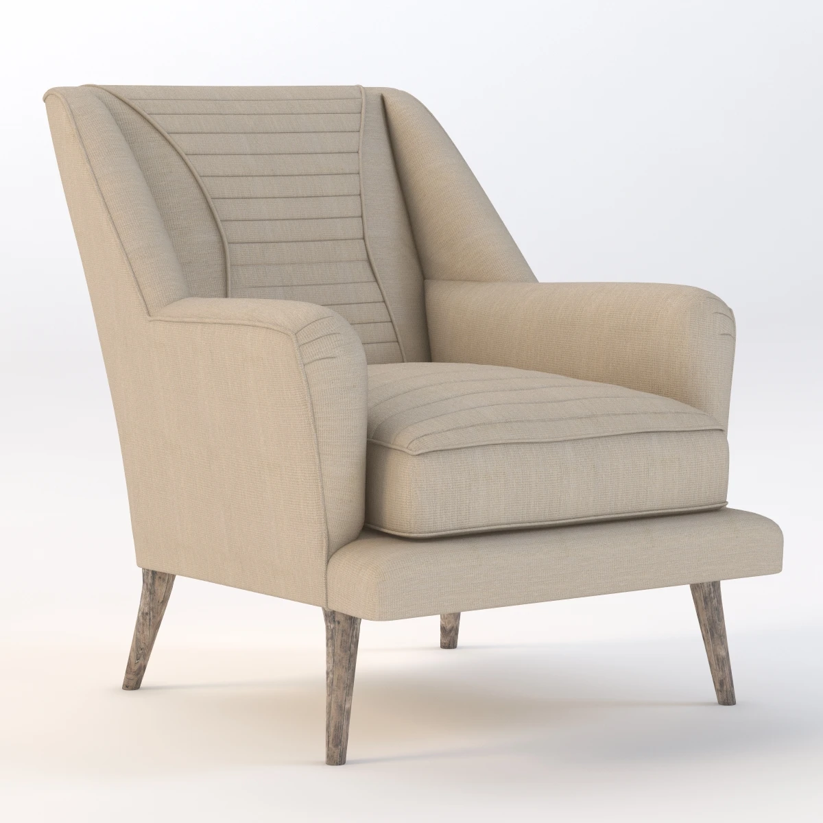 Bruce Salon Chair 3D Model_01
