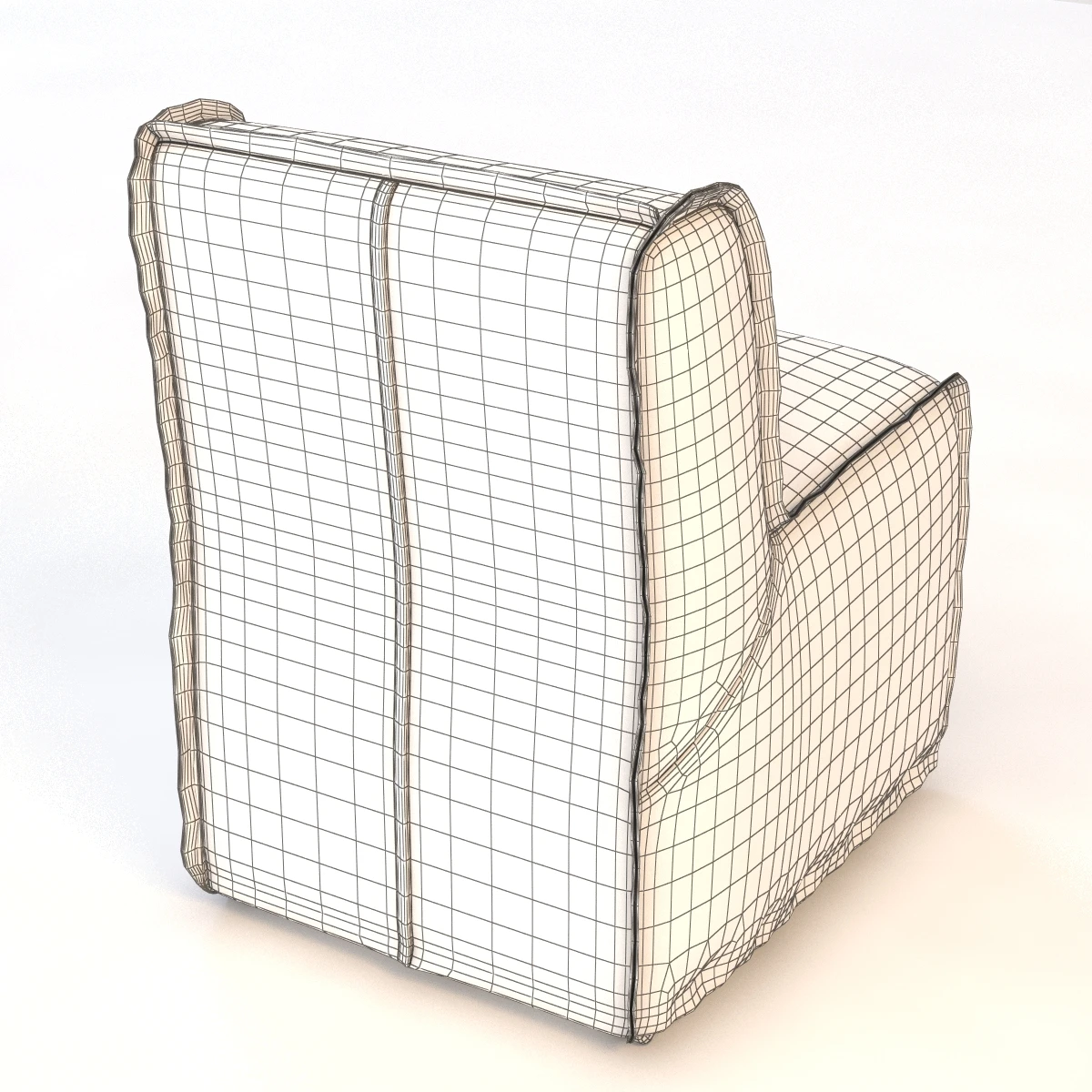 Bruno Leather Side Chair 3D Model_012