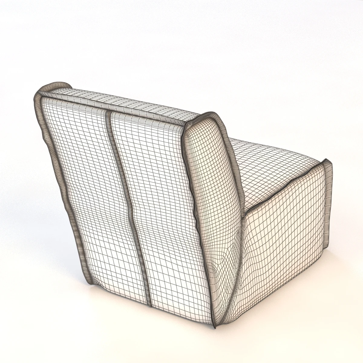 Bruno Lounge Chair 3D Model_010