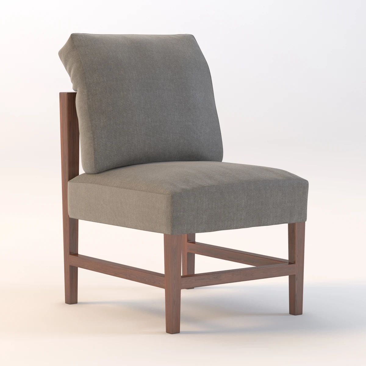 Fall Back Dining Chair 3D Model_01