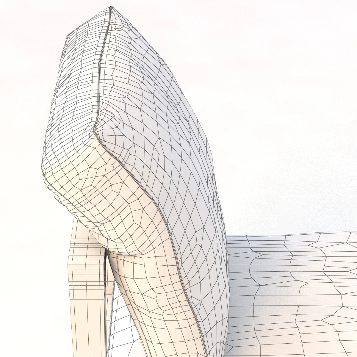 Fall Back Dining Chair 3D Model_012