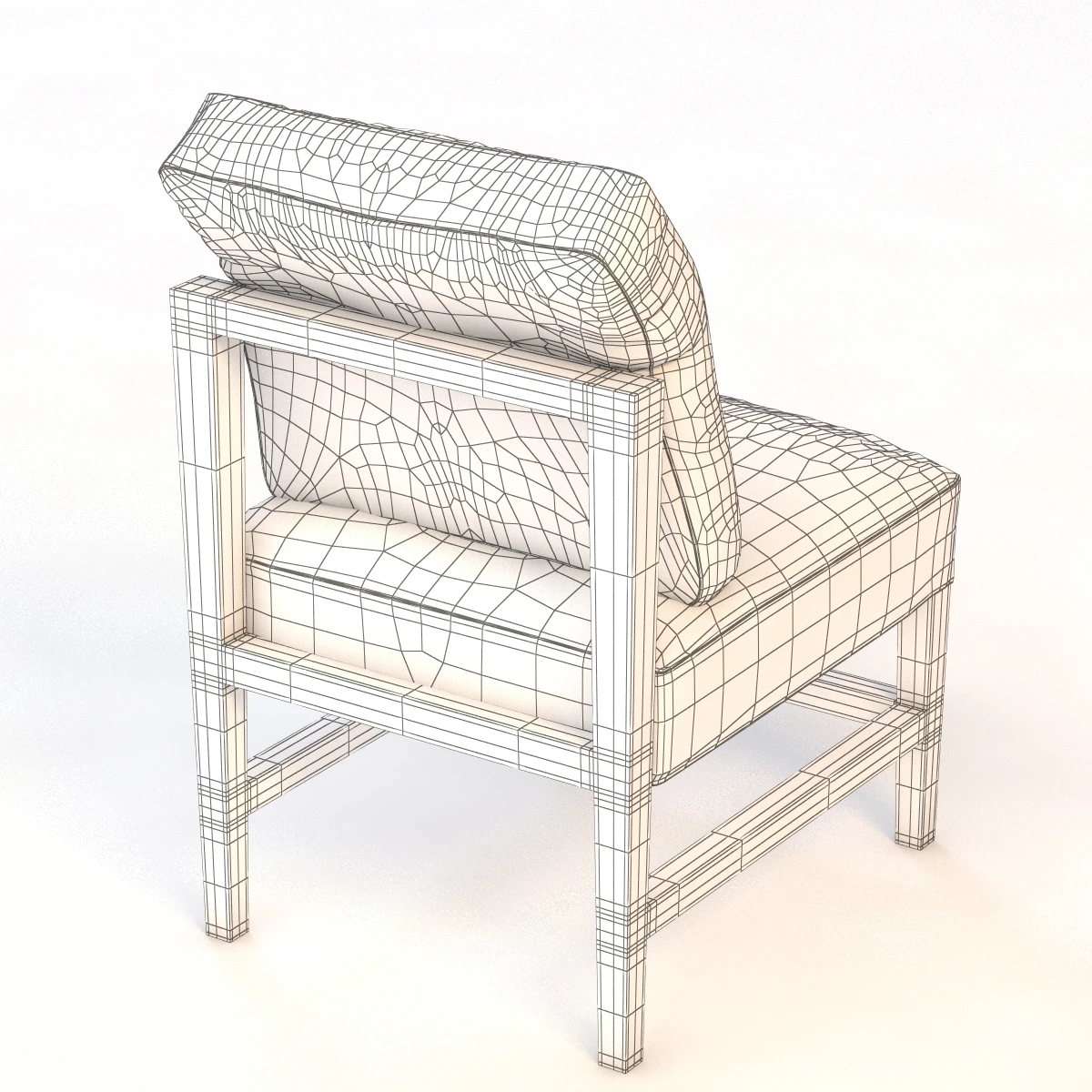 Fall Back Dining Chair 3D Model_014