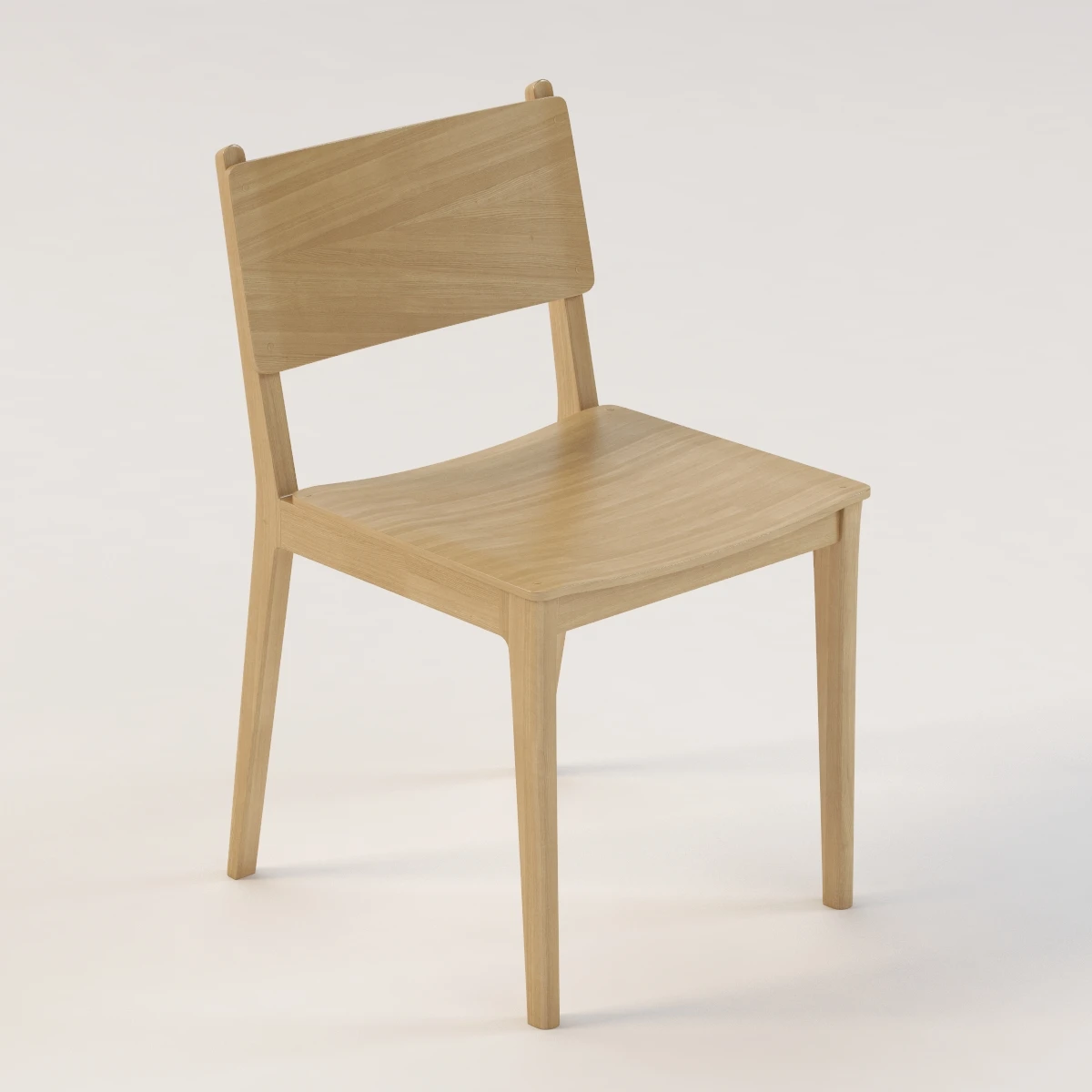 Feelgood Peggy English Oak Chair 3D Model_01