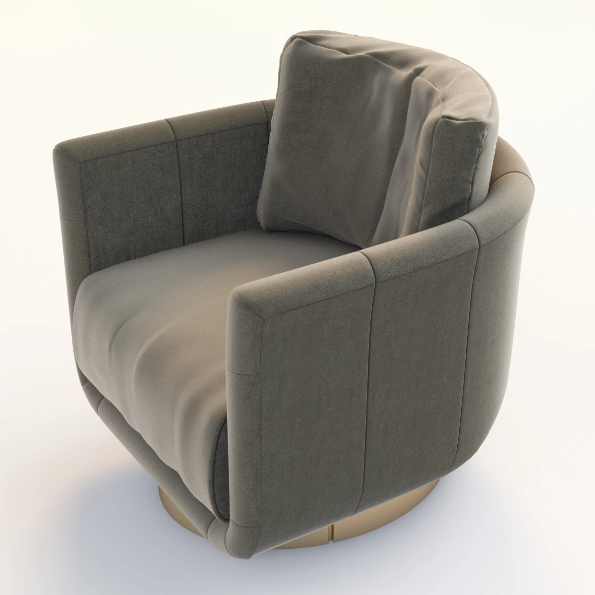 Fendi Casa Artu Small Armchair 3D Model_06