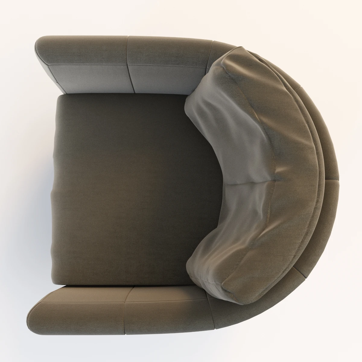 Fendi Casa Artu Small Armchair 3D Model_07