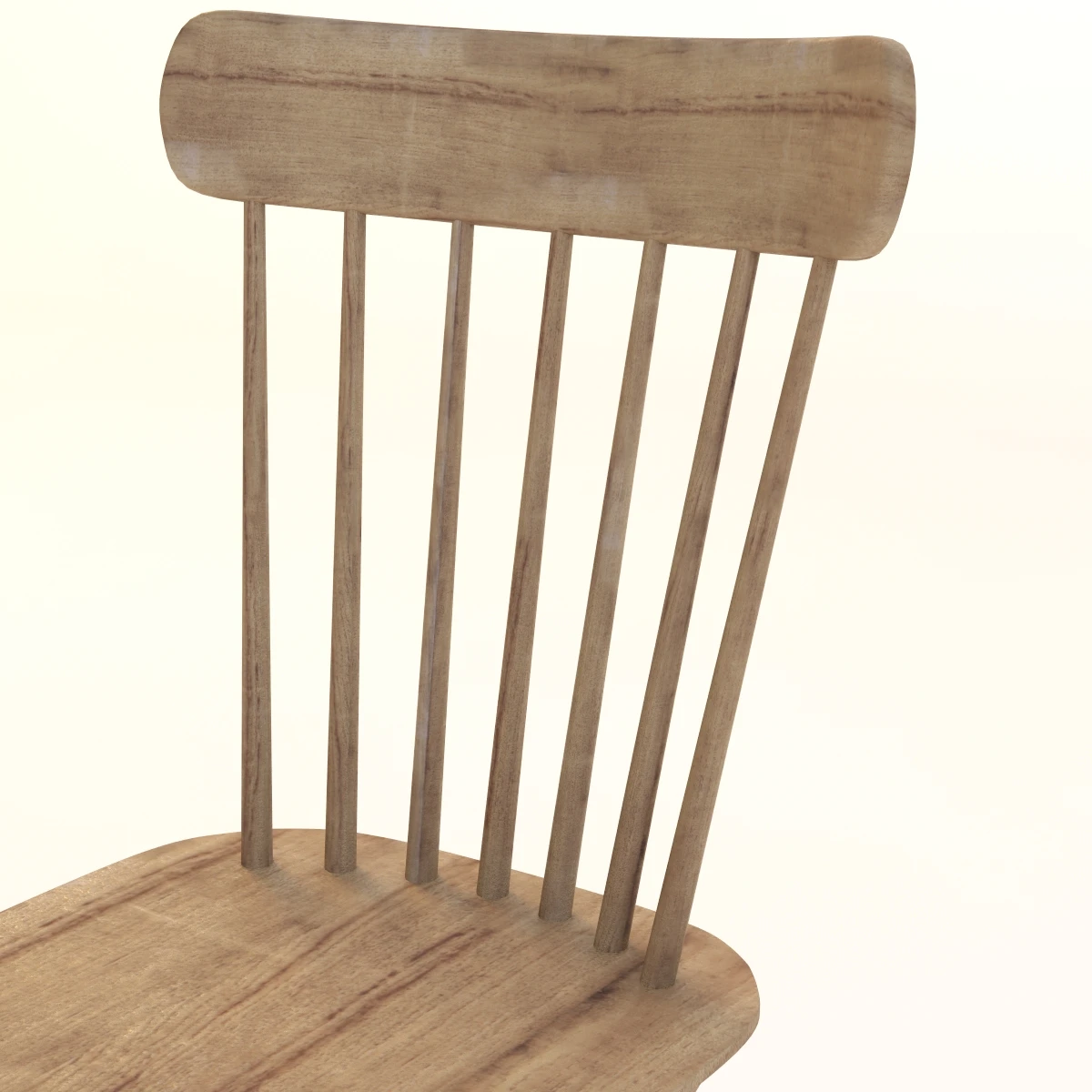 English Windsor Bar Stool 3D Model_05