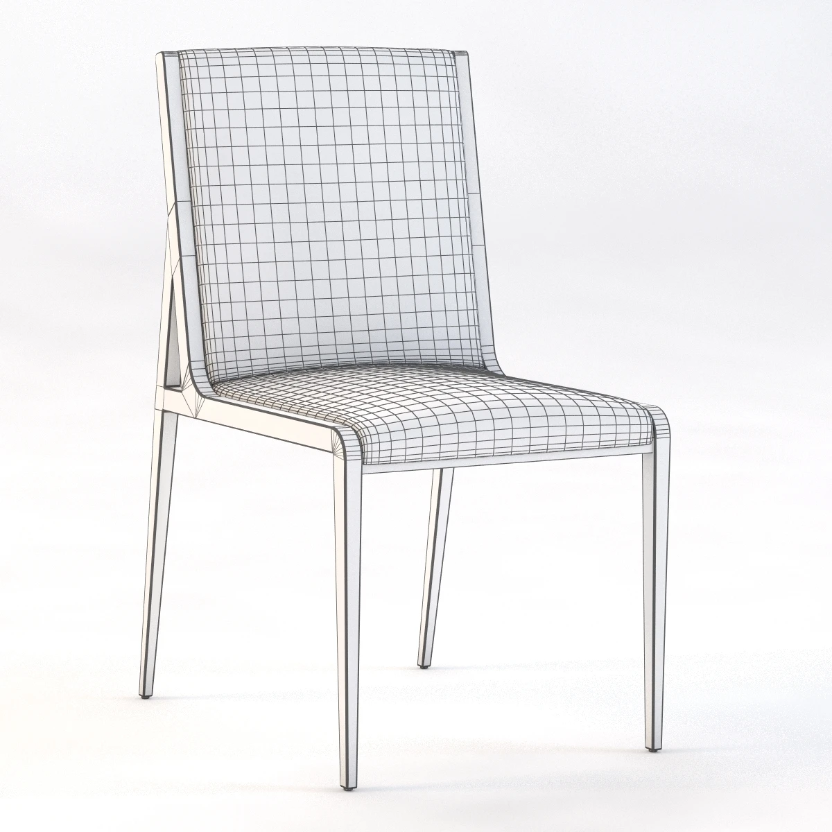 Flora Dining Chair 3D Model_09