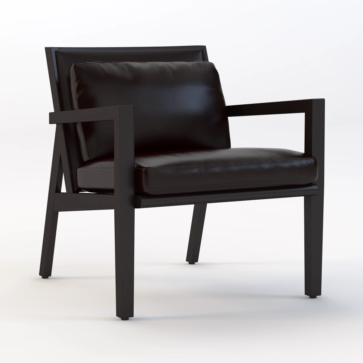 Flora Lounge Chair 3D Model_01