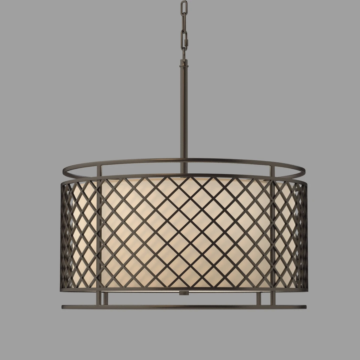 Franklin Iron Works Metal Lattice Pendant 3D Model_03