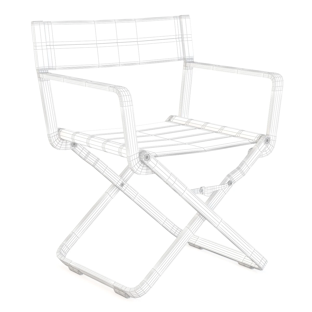 Studios Folding Directors Chair 3D Model_010