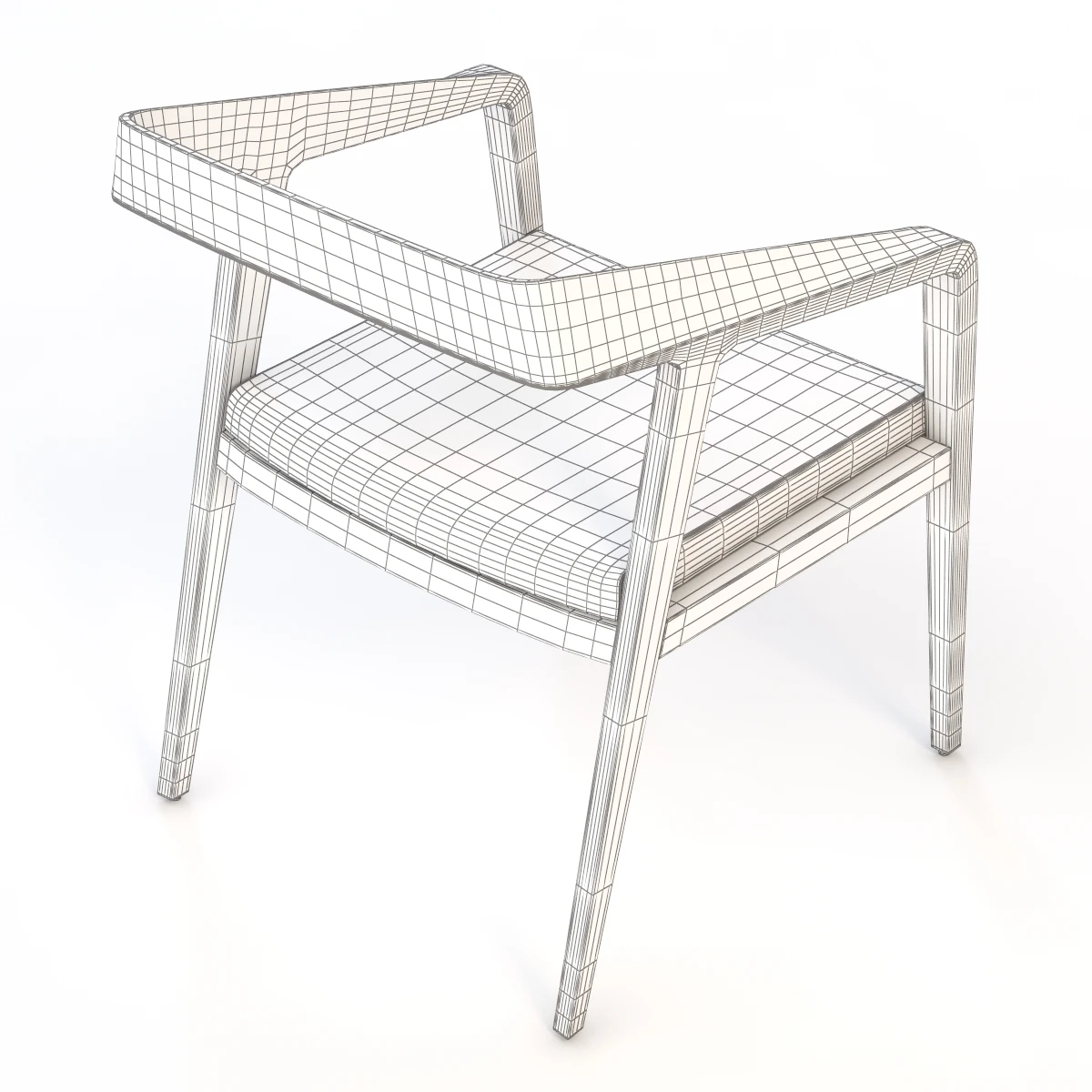 Full Twist Side Chairs Geiger 3D Model_017