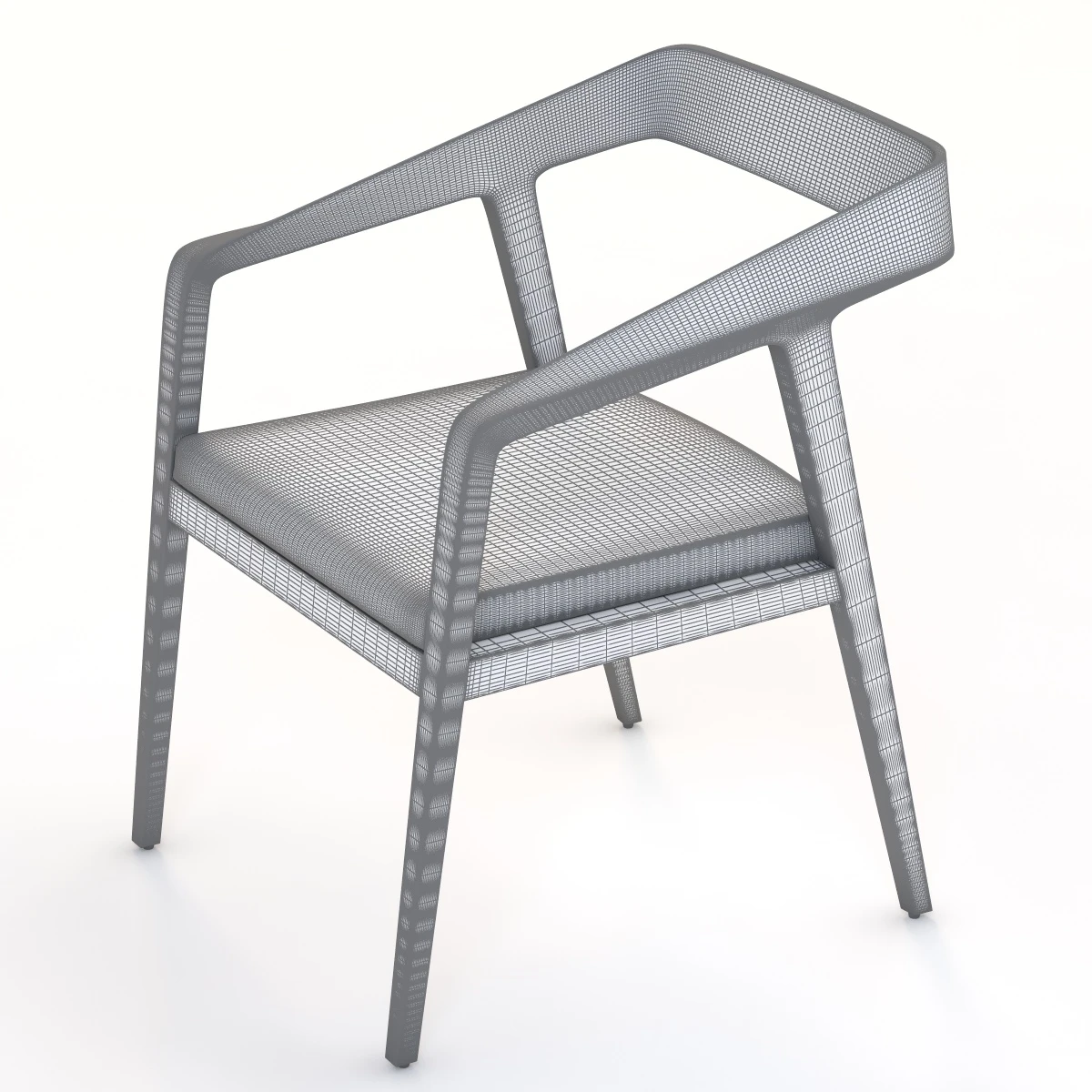Full Twist Side Chairs Geiger 3D Model_012