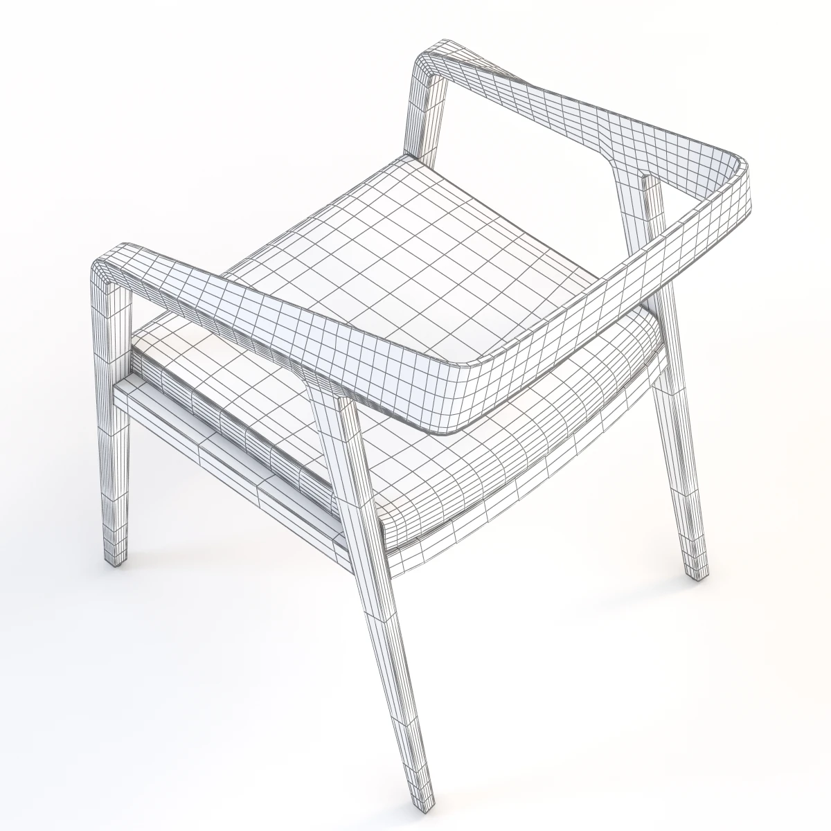 Full Twist Side Chairs Geiger 3D Model_015