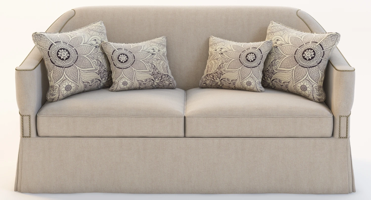 Eton Short Sofa 3D Model_07